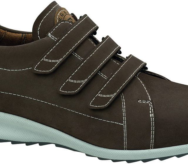 Orthopädie Schuhtechnik Wand - Maßschuhe und Therapieschuhe Klettverschluss braun